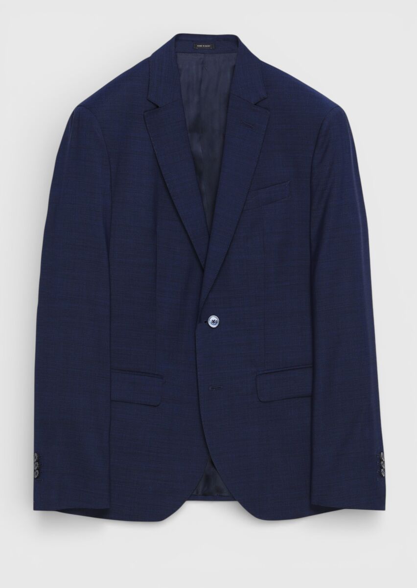 Colourful Zeroweight Slim Fit Wool Blended Suit - 5