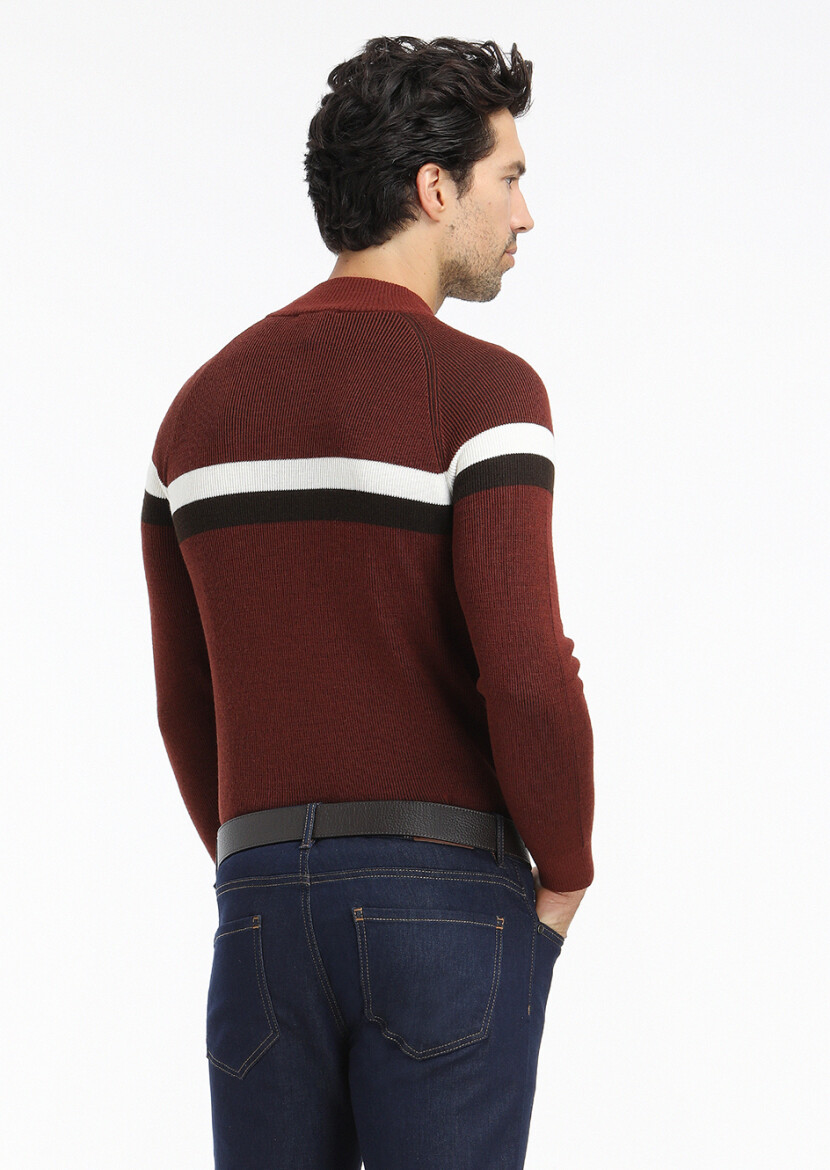 Copper Knitwear Sweatshirt - 6