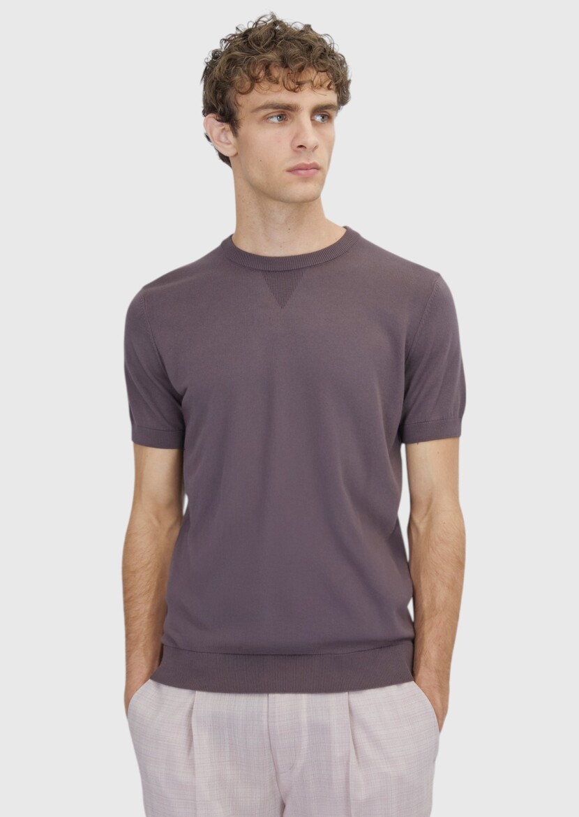 Damson Color Knitwear - RAMSEY