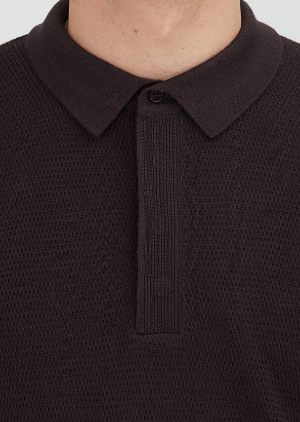 Damson Color Knitwear Sweatshirt - 4