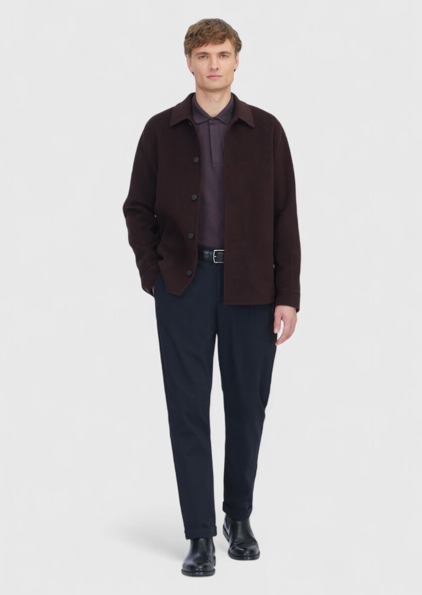 Damson Color Overshirt - 2