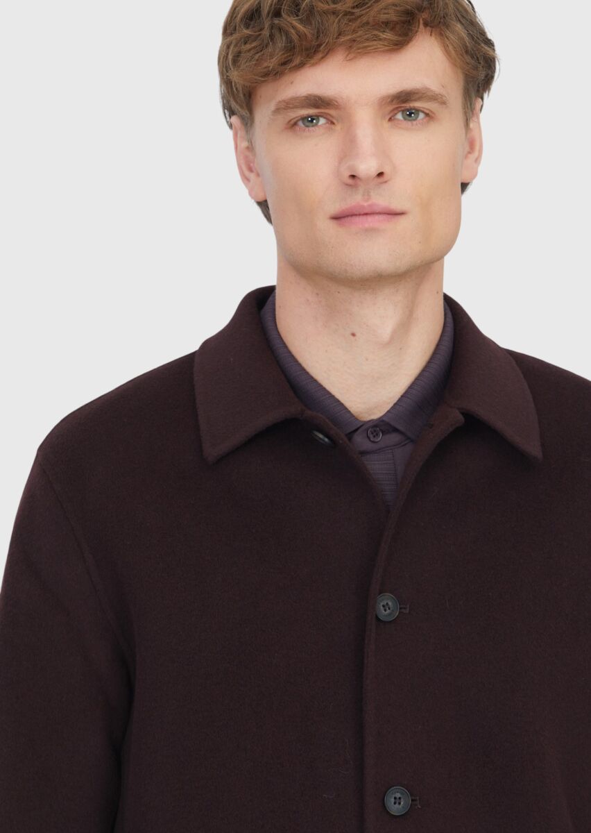 Damson Color Overshirt - 3