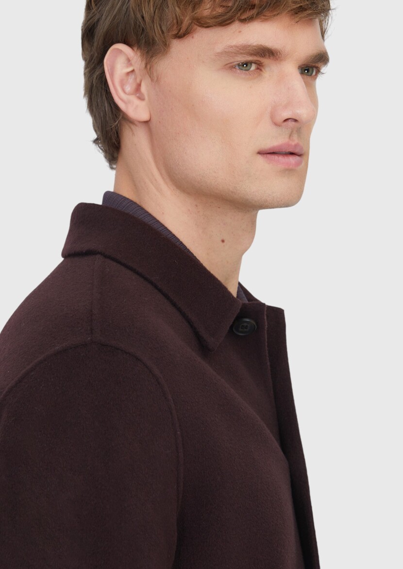 Damson Color Overshirt - 4