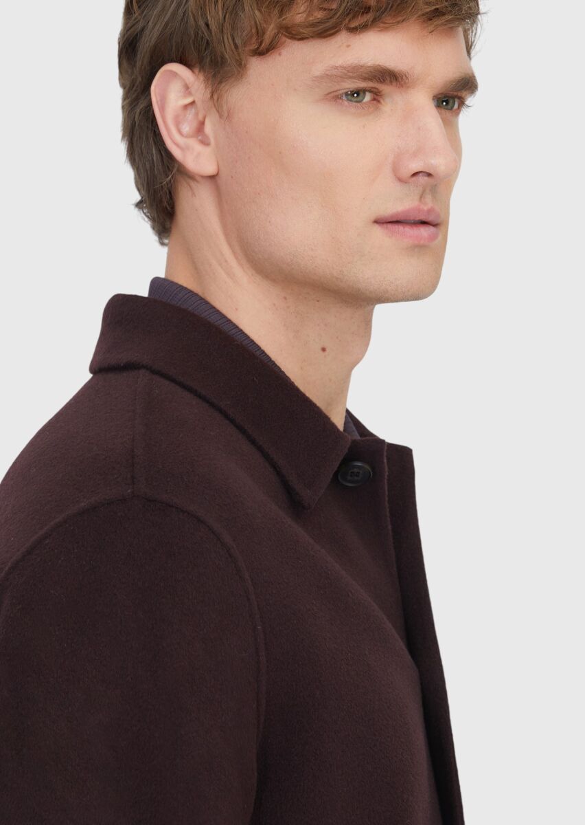 Damson Color Overshirt - 4