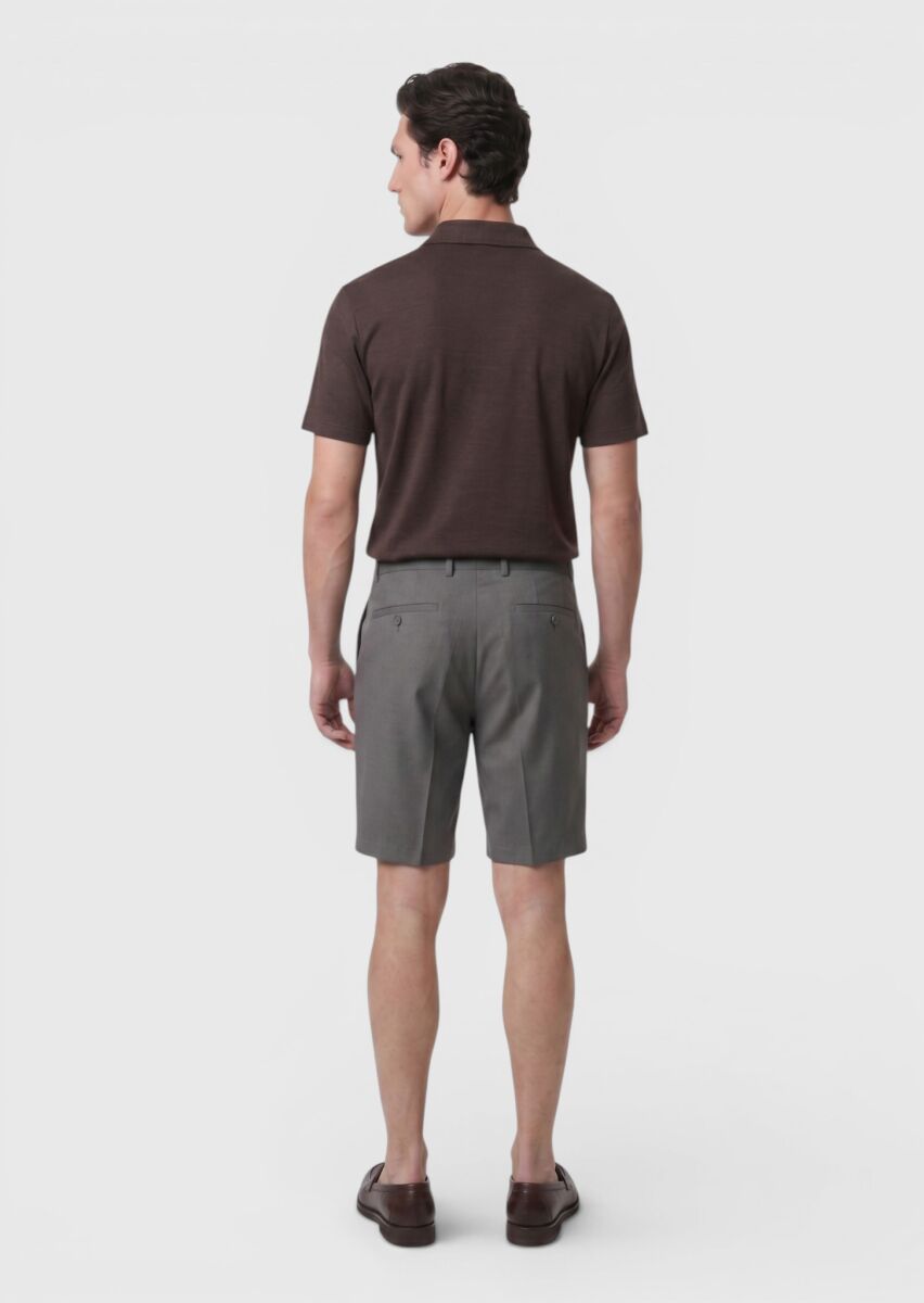 Damson Color Plain 100% Linen T-Shirt - 5