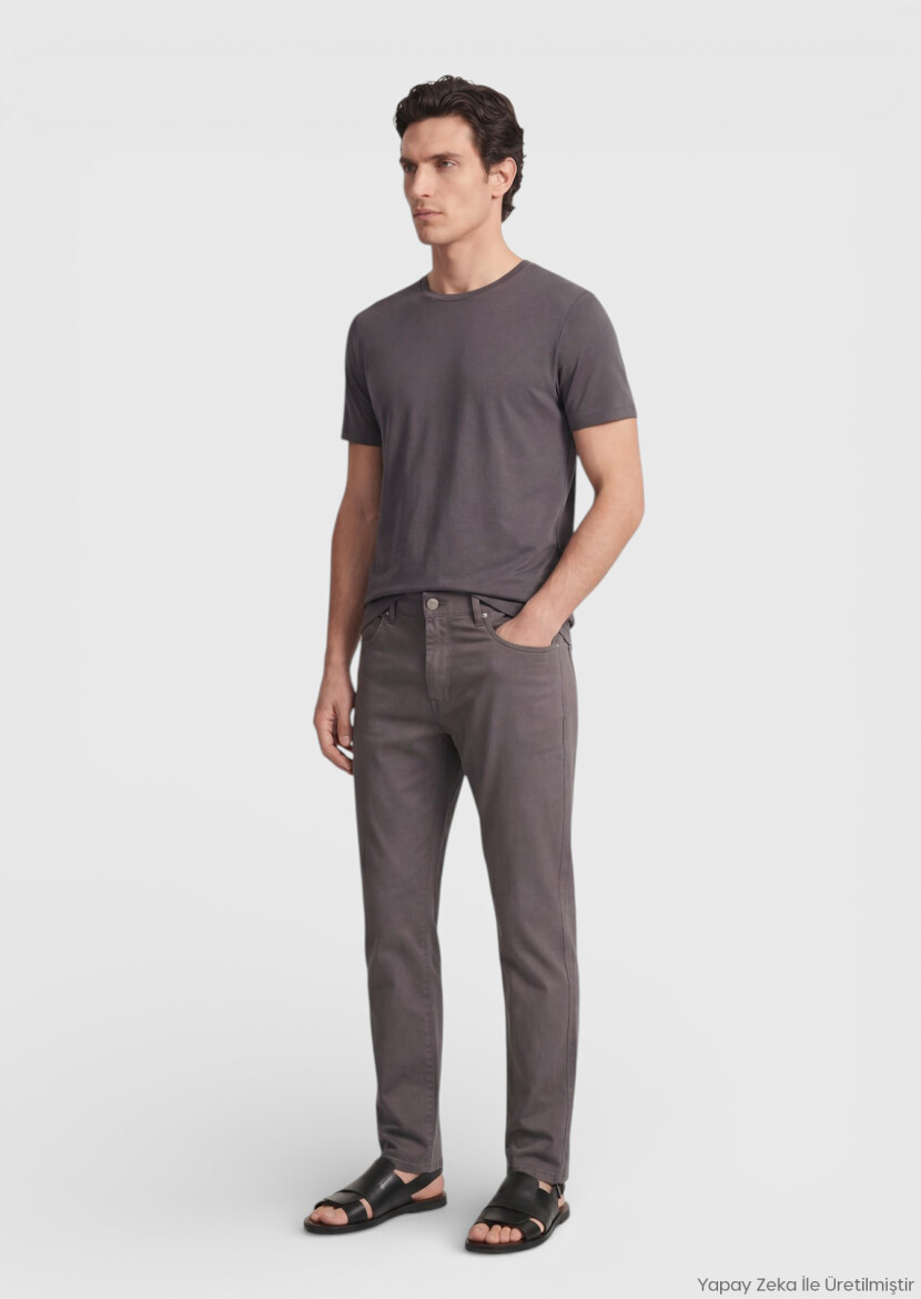 Damson Color Plain Sweatshirt - RAMSEY