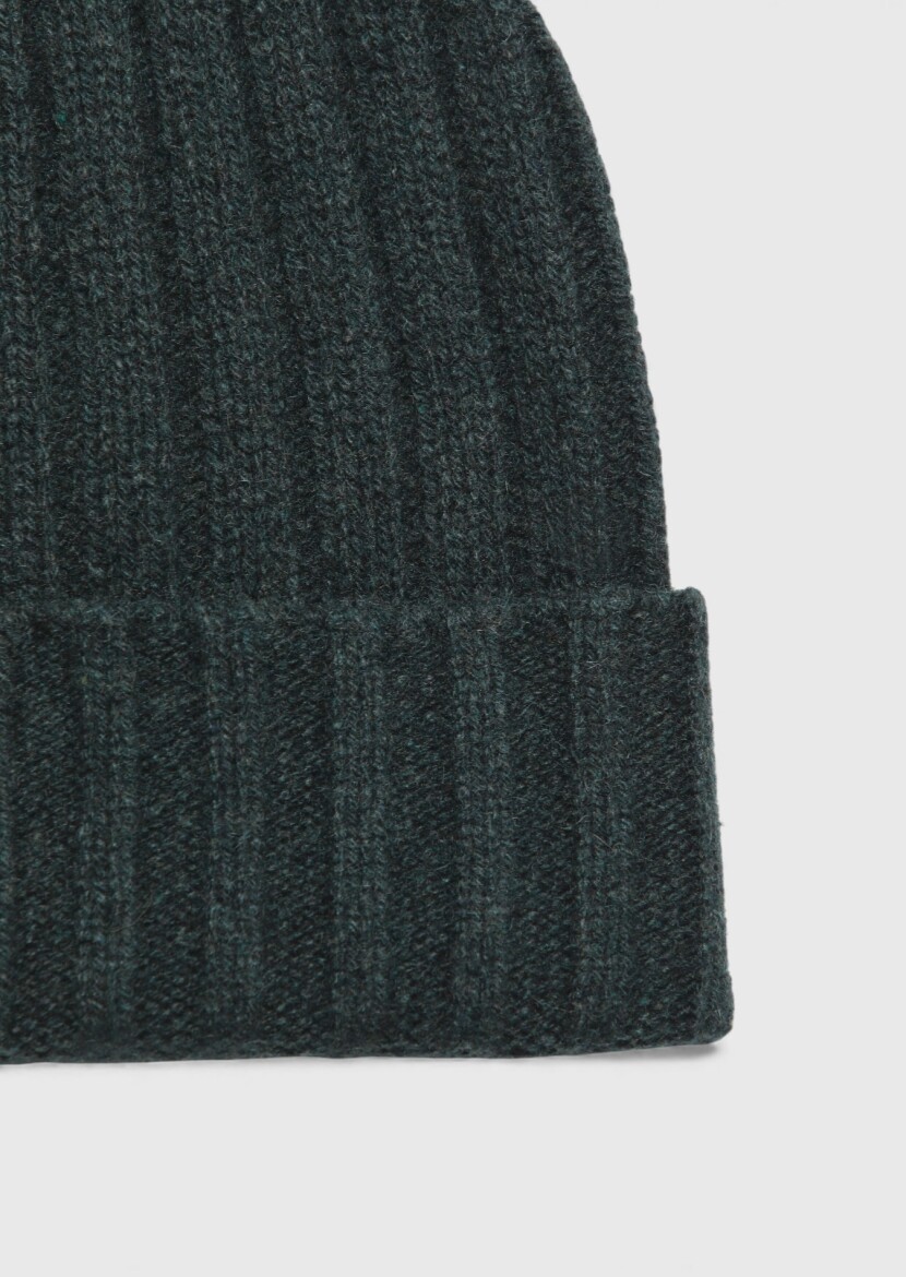 Dark Beige %100 Kaşmir Hat - RAMSEY