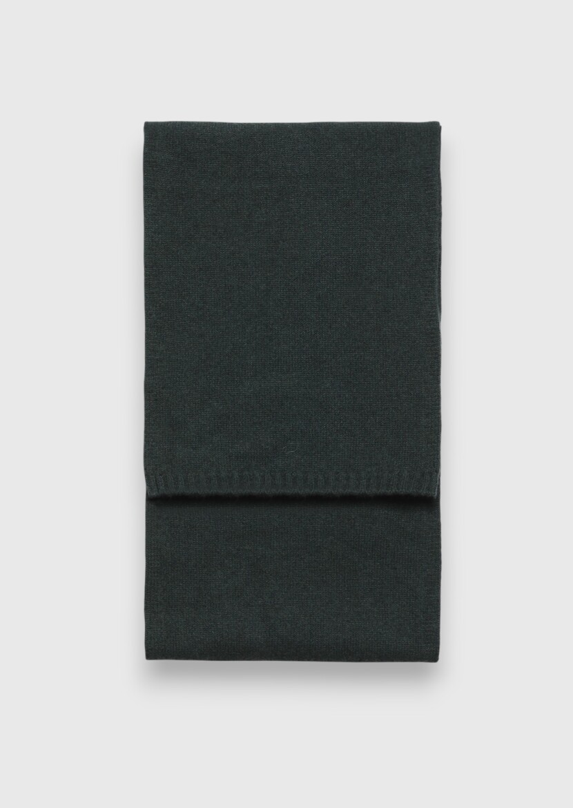 Dark Beige %100 Kaşmir Scarf - RAMSEY