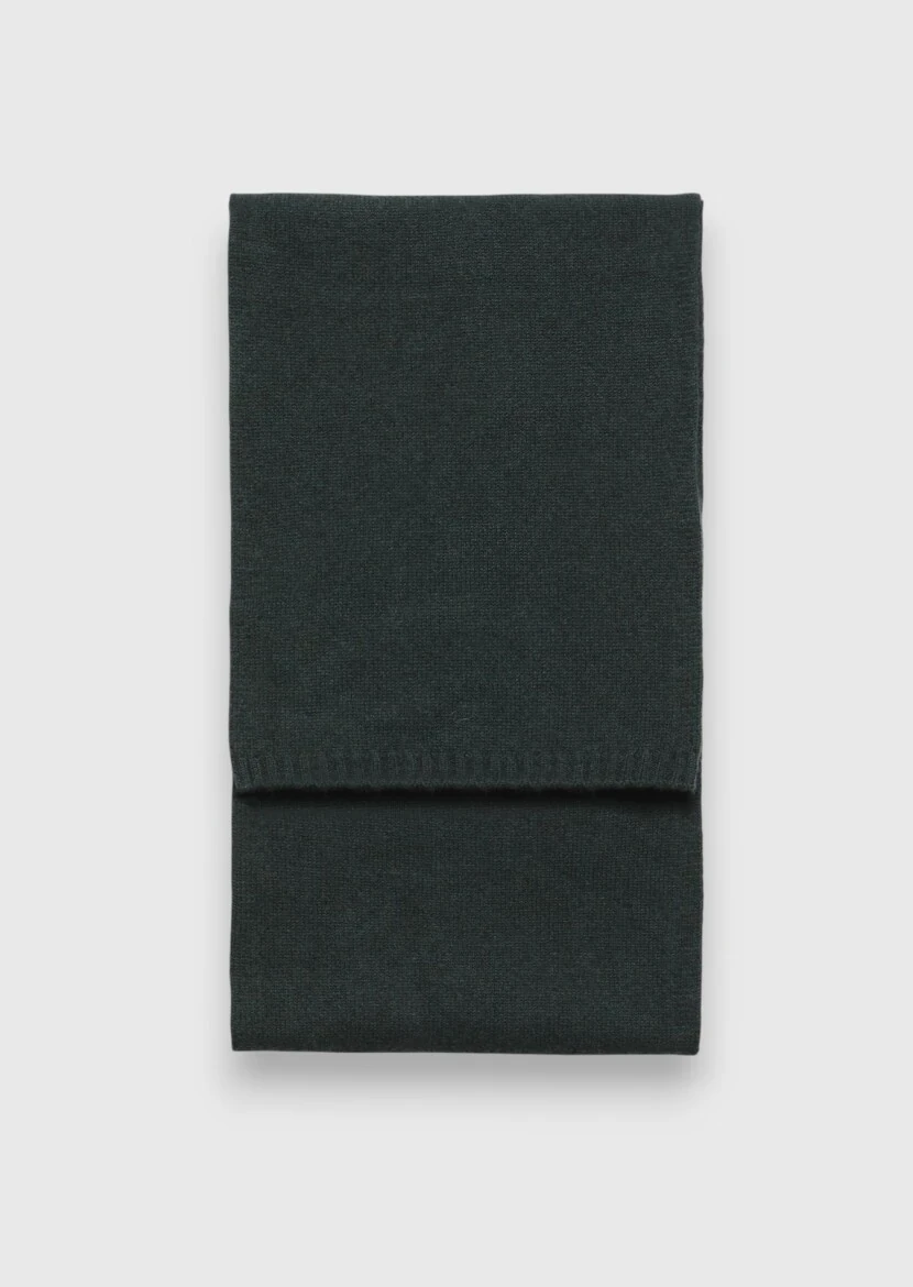 Dark Beige %100 Kaşmir Scarf - RAMSEY