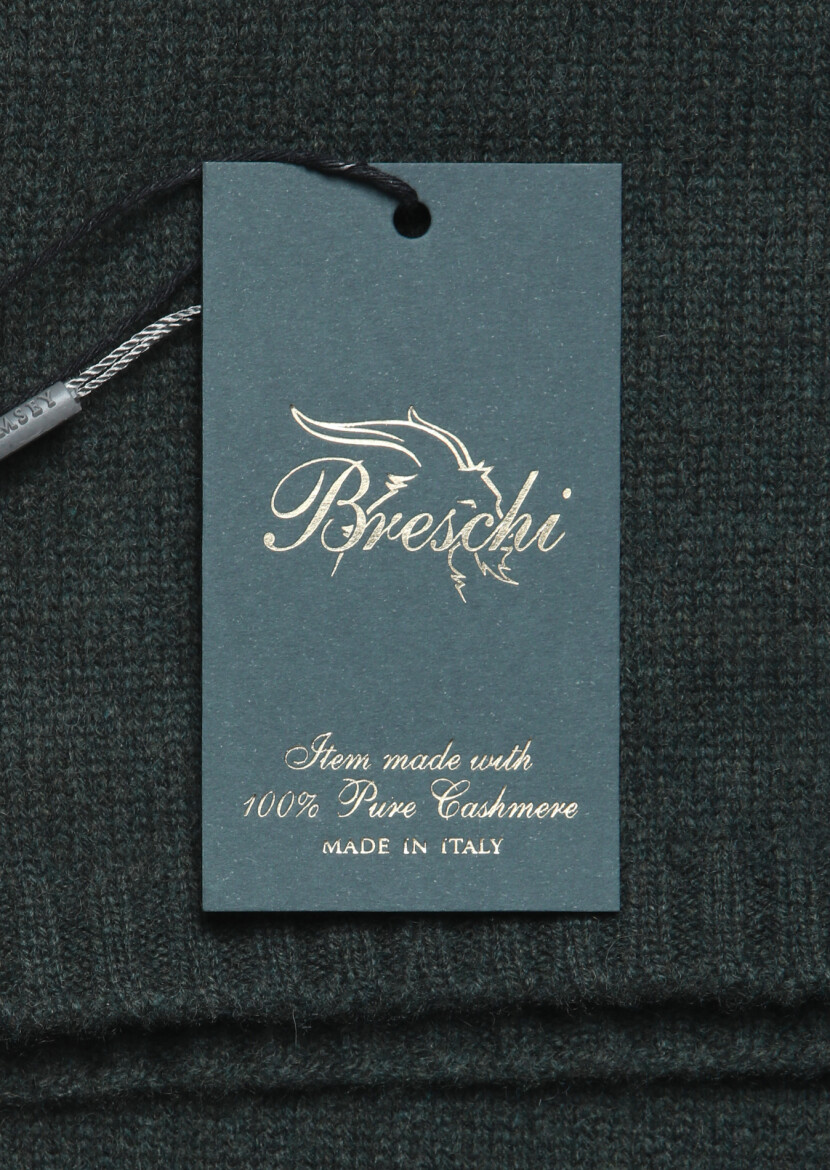 Dark Beige %100 Kaşmir Scarf - 3