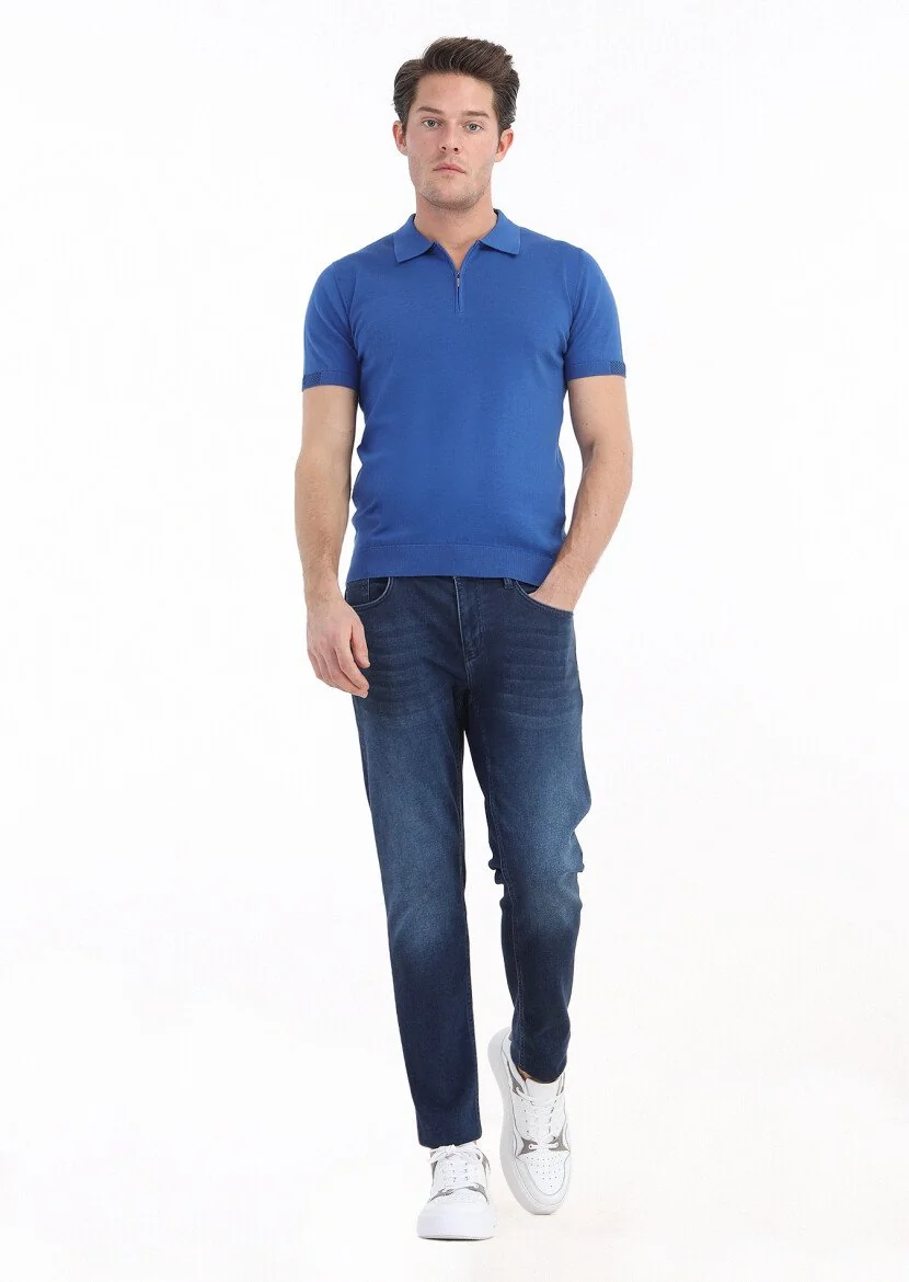 Dark Blue Knitwear - 1