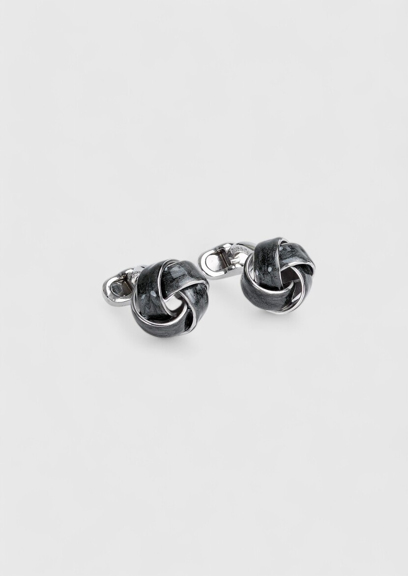 Dark Grey Brass Cuff Link - RAMSEY