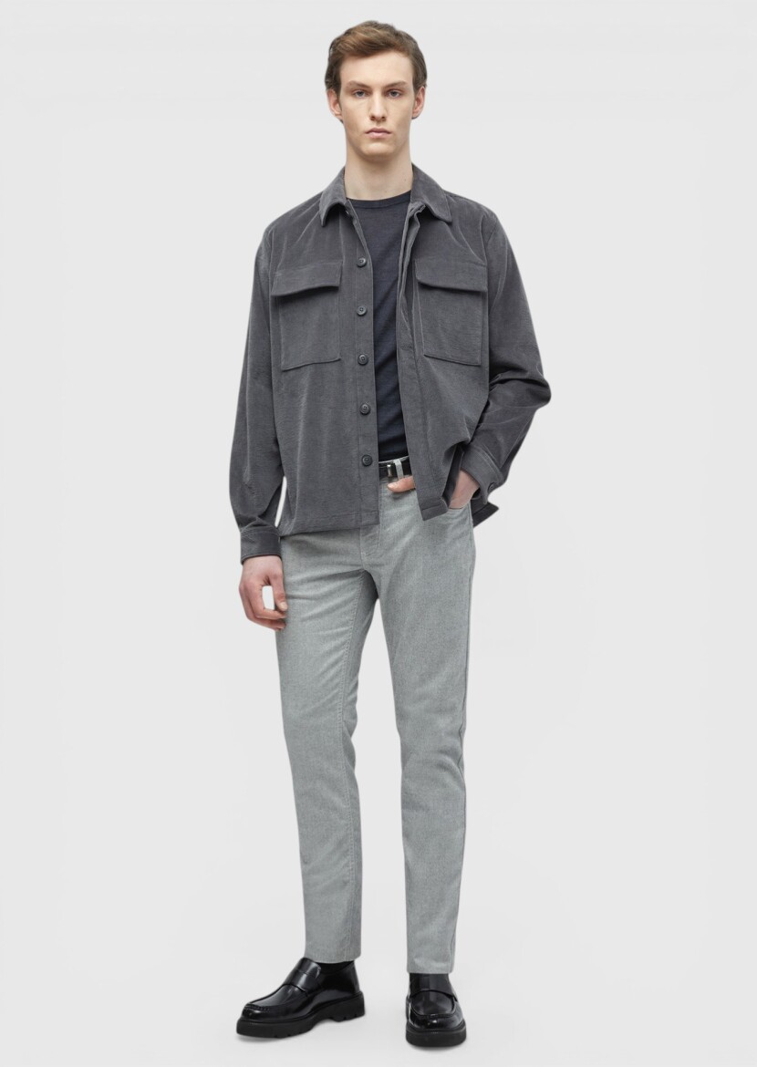 Dark Grey Overshirt - RAMSEY