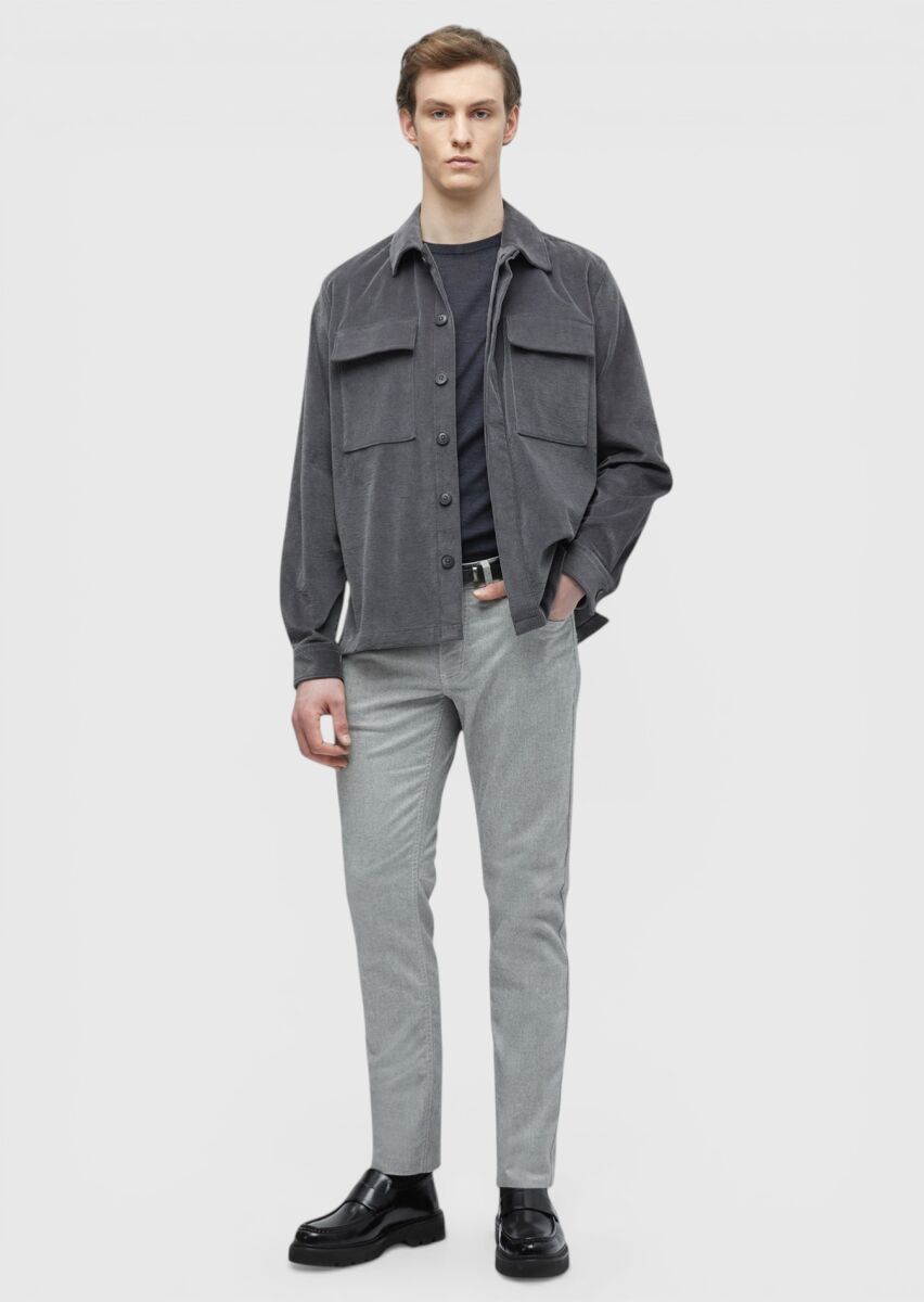 Dark Grey Overshirt - 2