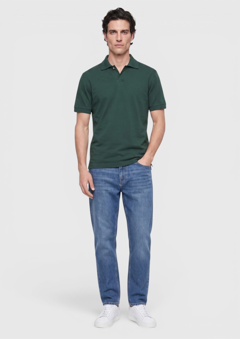 Dark Khaki Plain T-Shirt - RAMSEY
