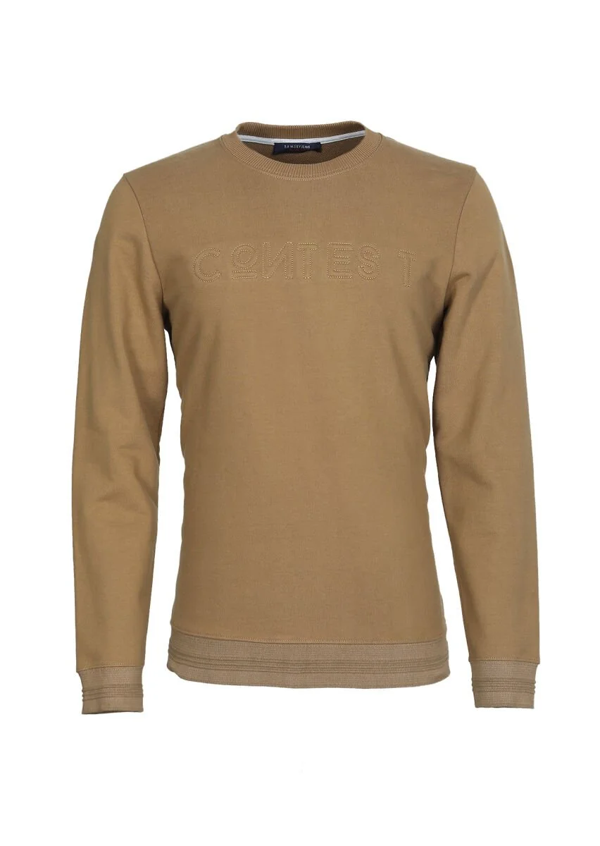 Deve Tüyü Desenli Sweatshırt - 6