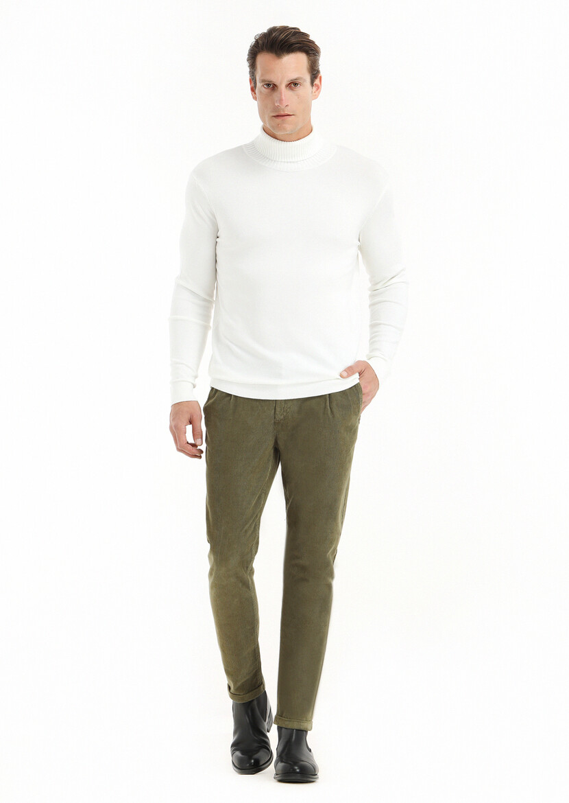 Ecru Knitwear Sweatshirt 