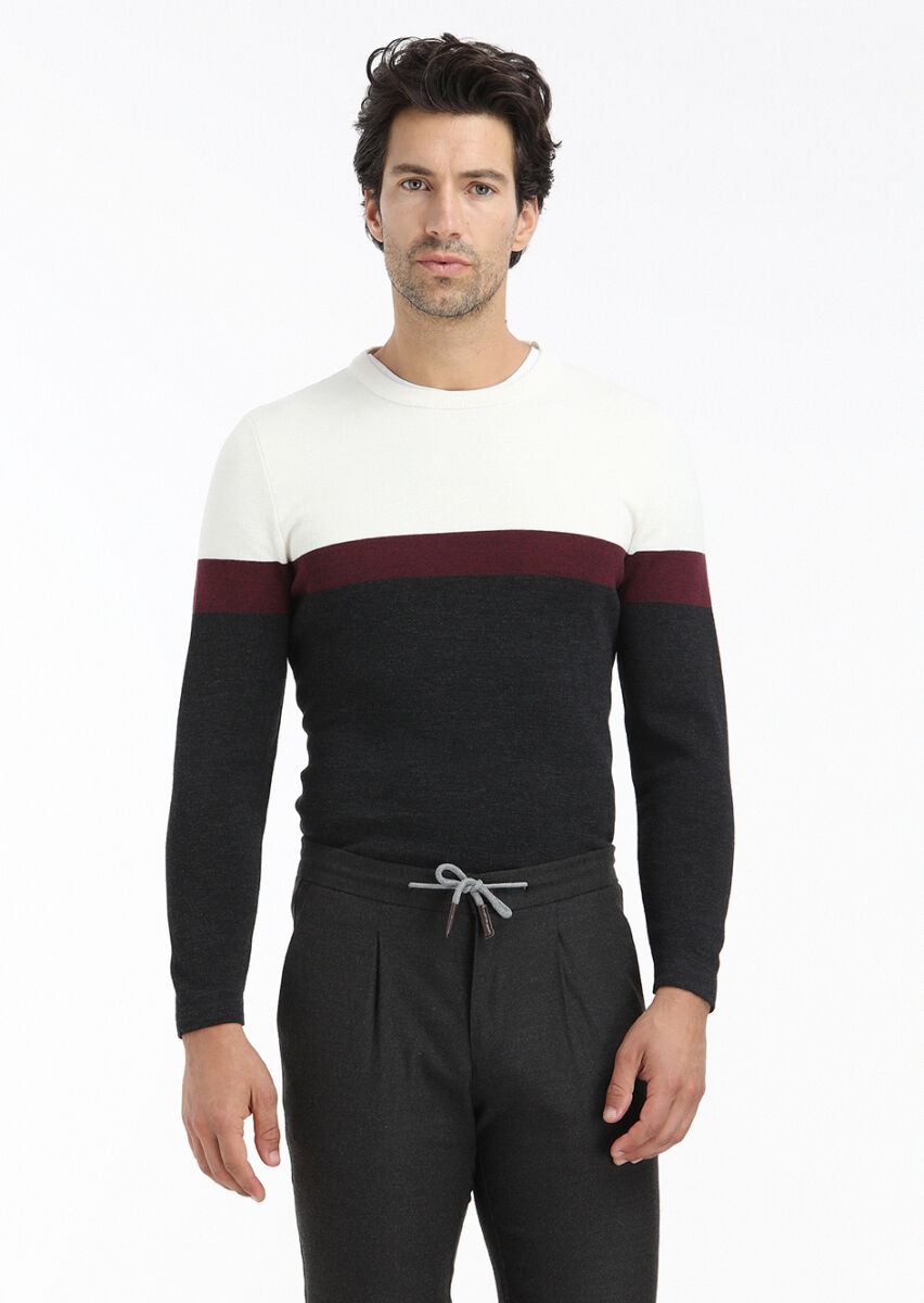 Ecru Knitwear Sweatshirt - 2