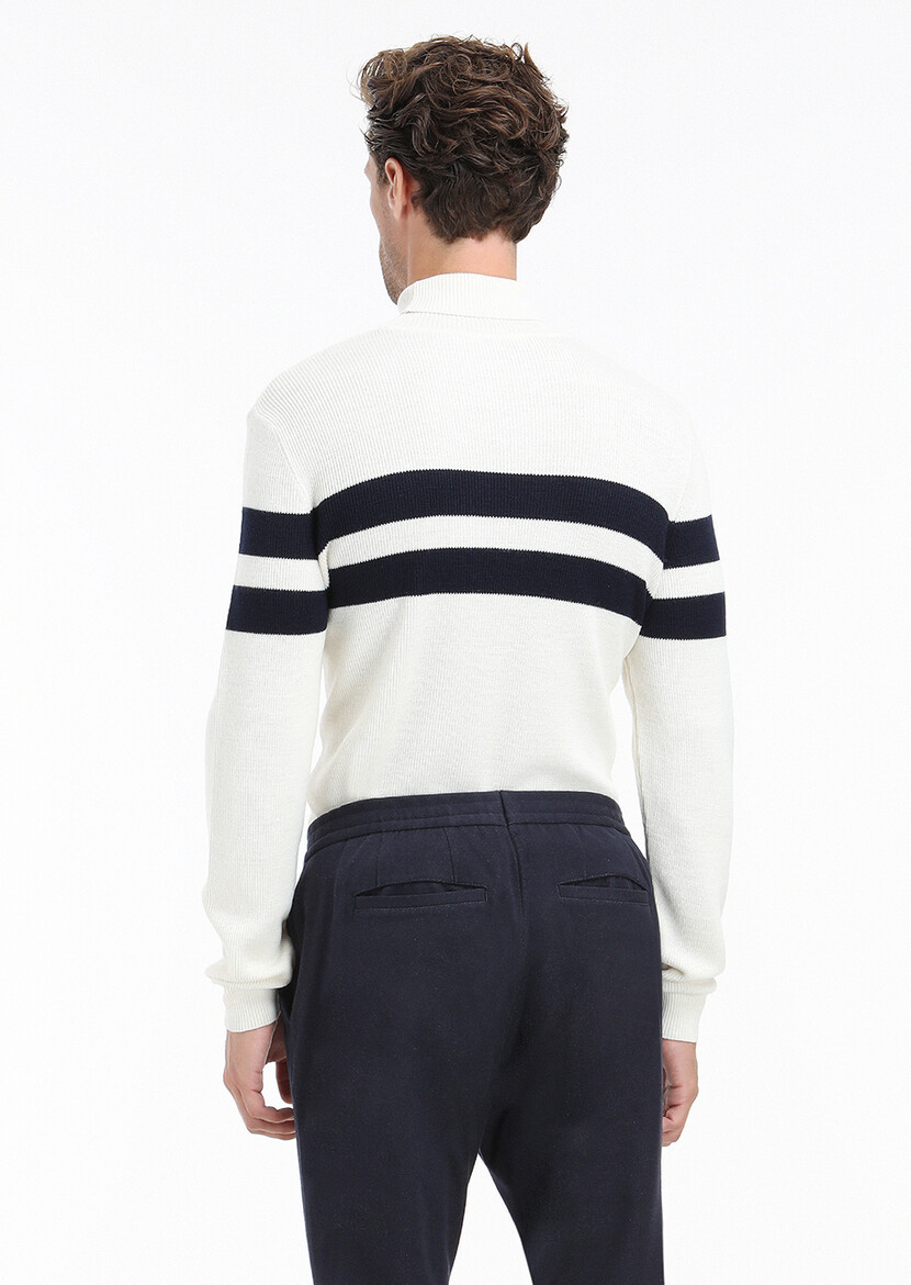 Ecru Knitwear Sweatshirt - 6