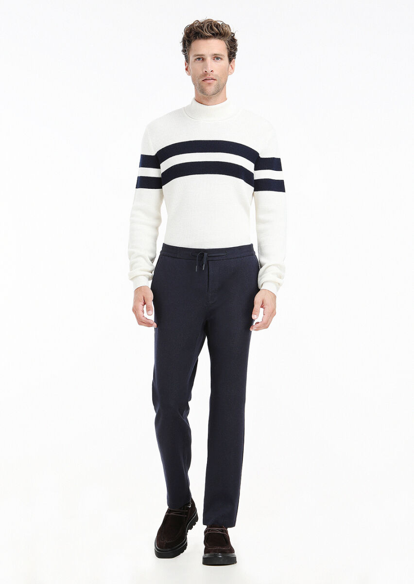 Ecru Knitwear Sweatshirt - 1