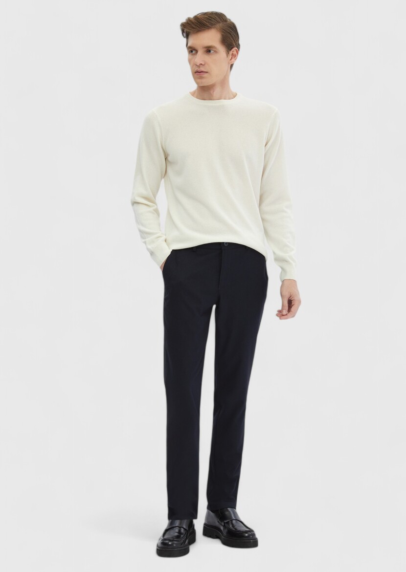 Ecru Knitwear Sweatshirt - RAMSEY