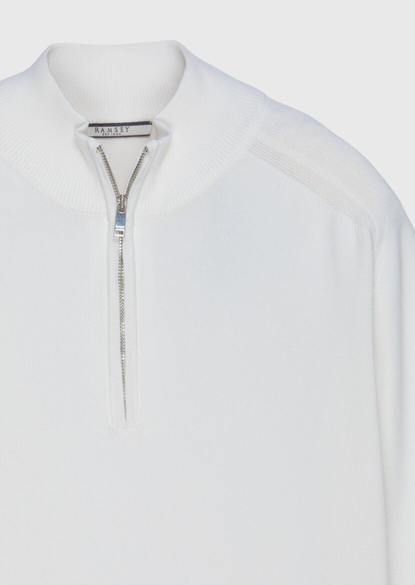 Ecru Knitwear Sweatshirt - 6