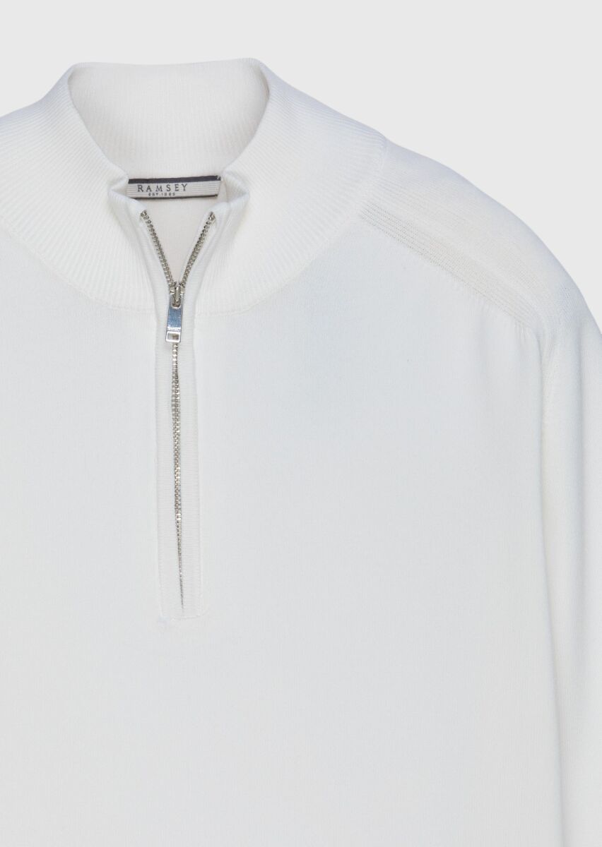 Ecru Knitwear Sweatshirt - 6