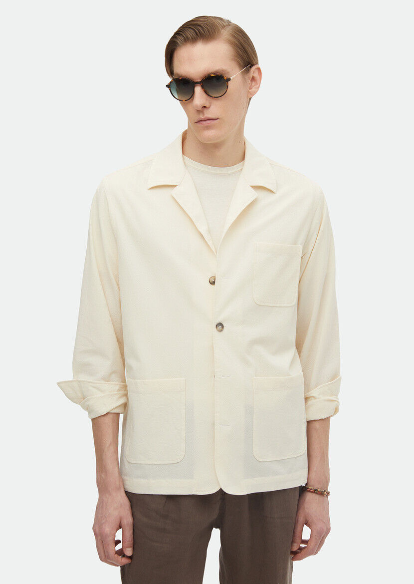 Ecru Overshirt - 3