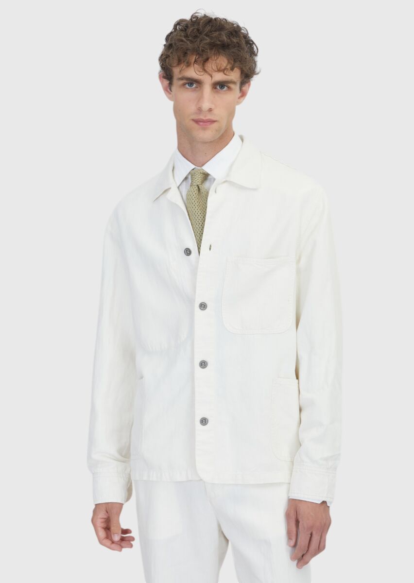 Ecru Overshirt - 1