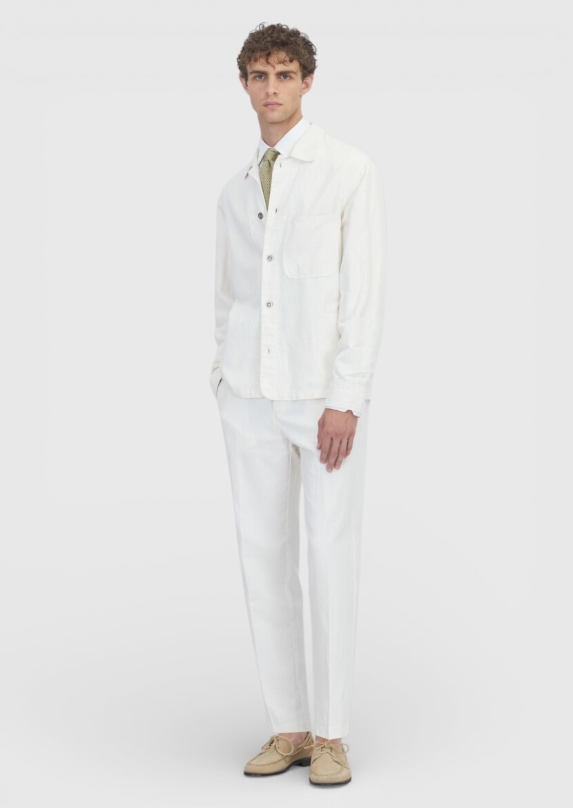 Ecru Overshirt - RAMSEY