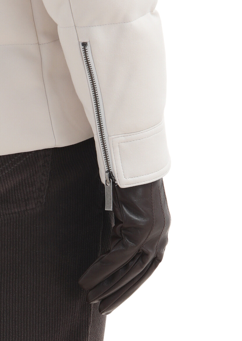 Ecru Regular Fit Lightweight Jacket - 9