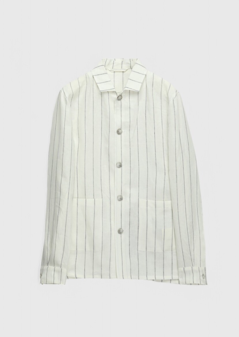 Ecru Shirt Jacket - 7