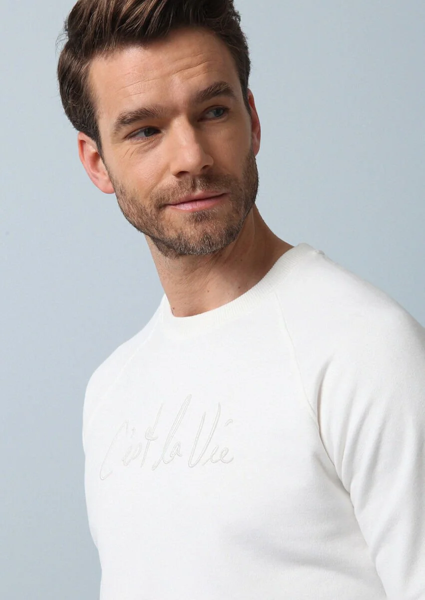 Ecru Sweatshirt - 2