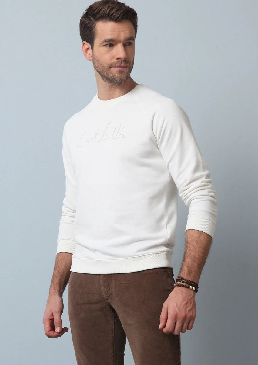 Ecru Sweatshirt - 3