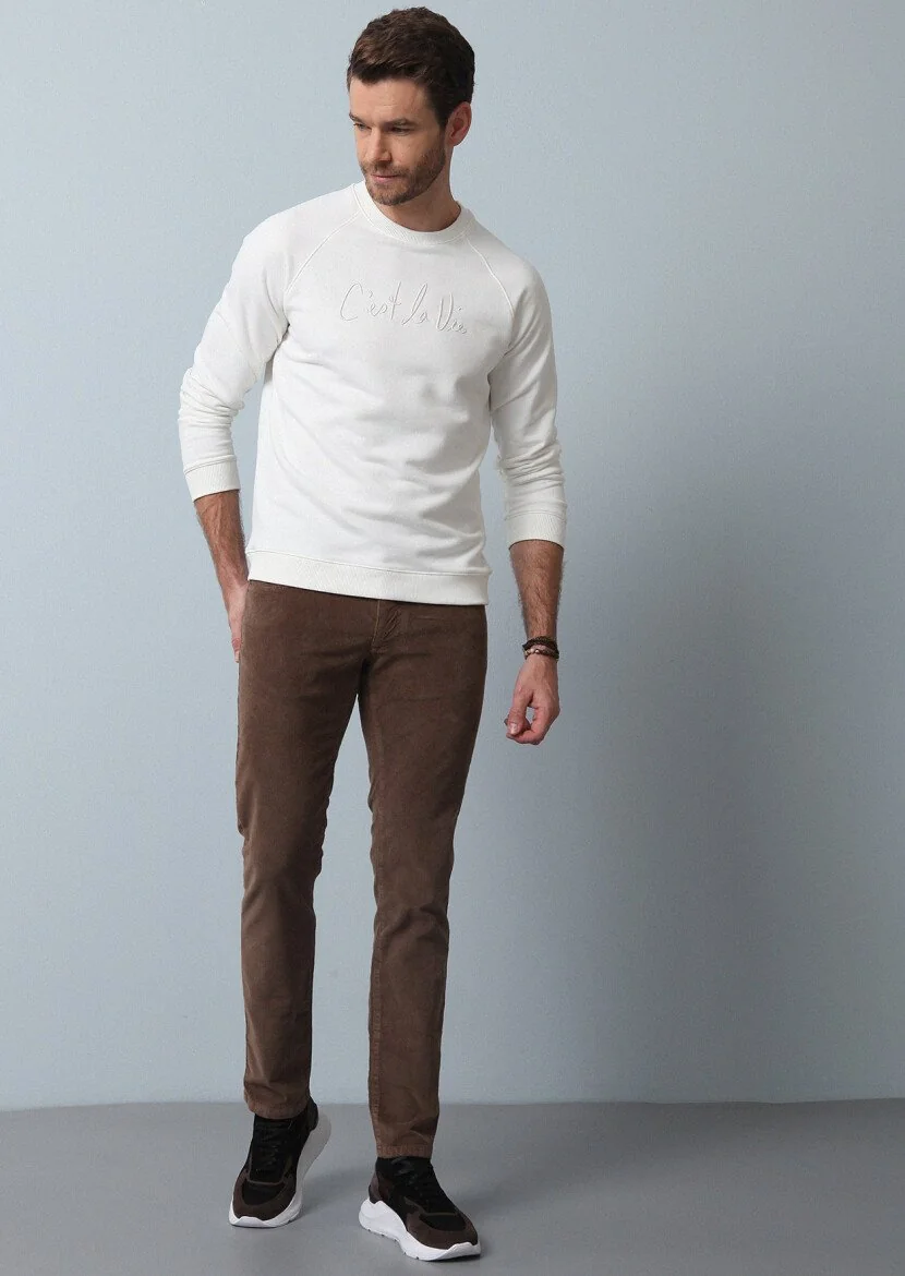 Ecru Sweatshirt - 4