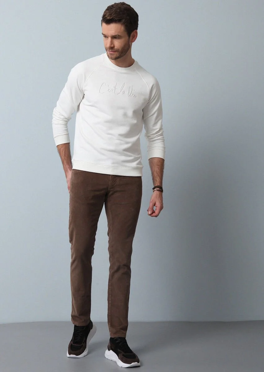 Ecru Sweatshirt - 4