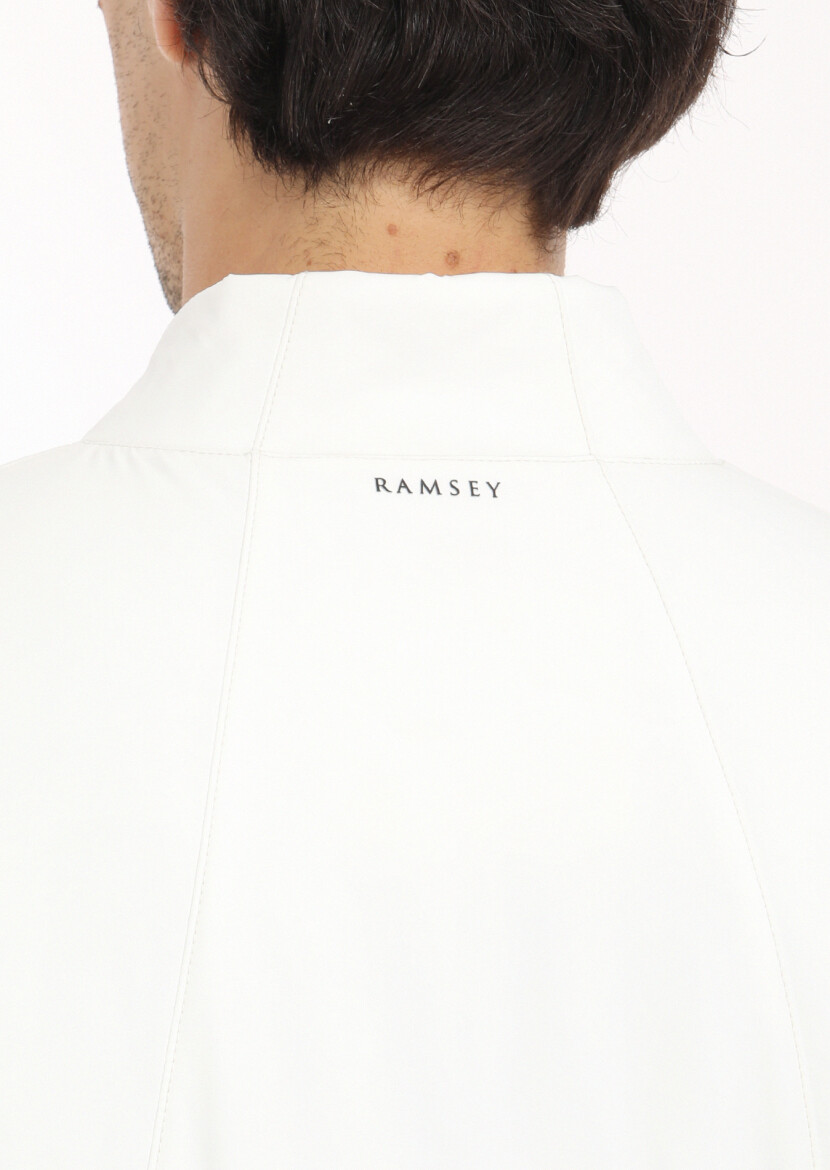 Ekru Regular Fit Hakim Yaka Casual Dokuma Mont - 5