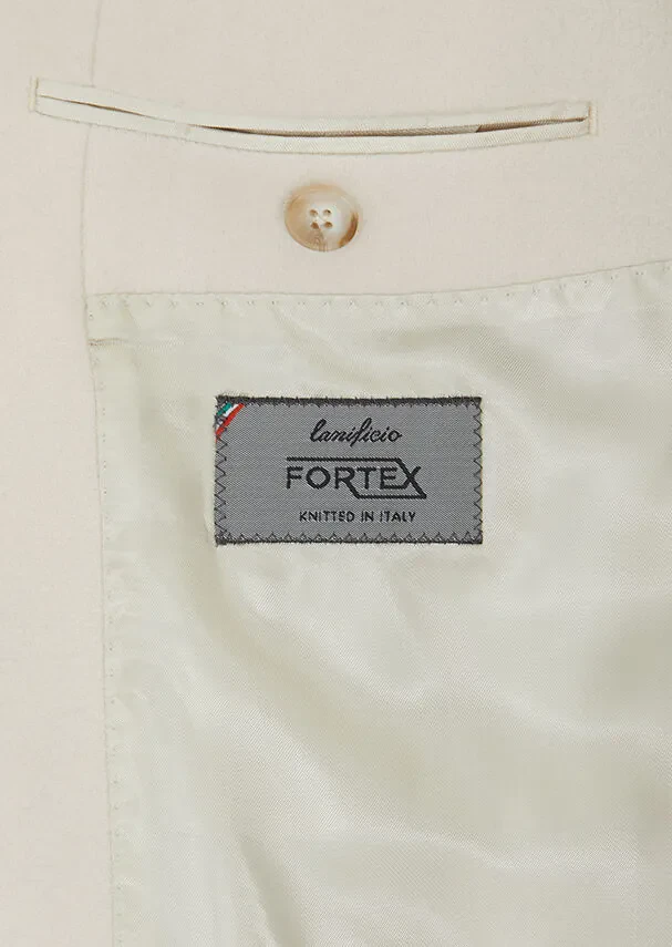 Ekru Regular Fit Kruvaze Yaka Casual Dokuma Kaban - 6