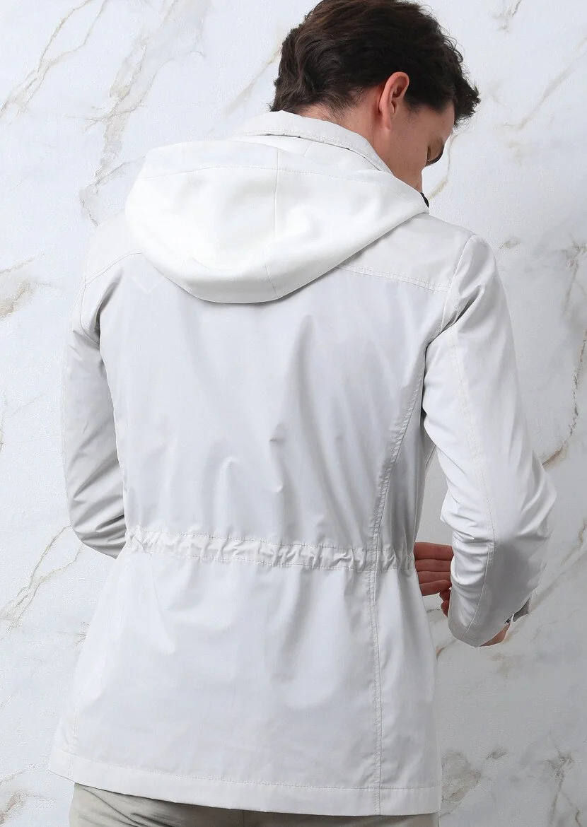 Ekru Regular Fit Pamuk Karışımlı Spor Ceket - 5
