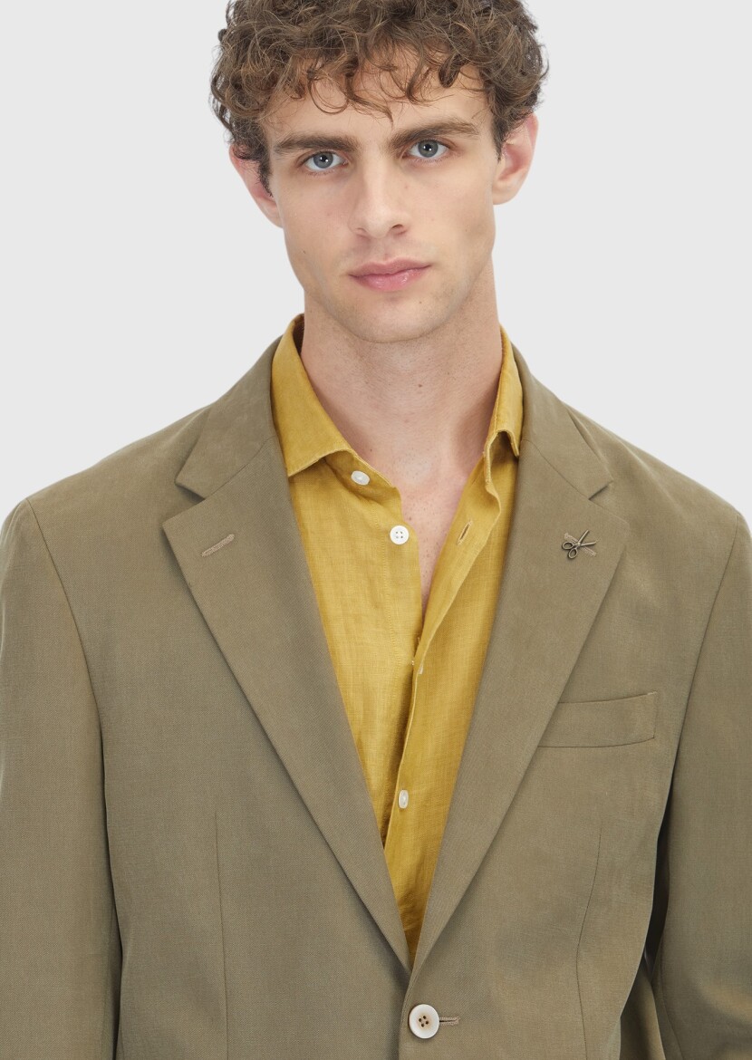 Fındık Düz Zeroweight Slim Fit Takım Elbise - 3