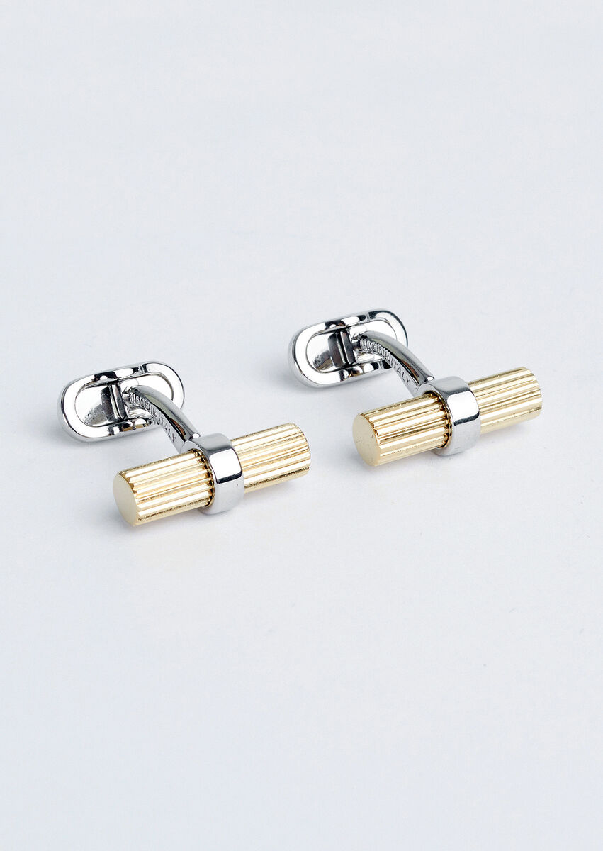 Gold Brass Cuff Link - 1