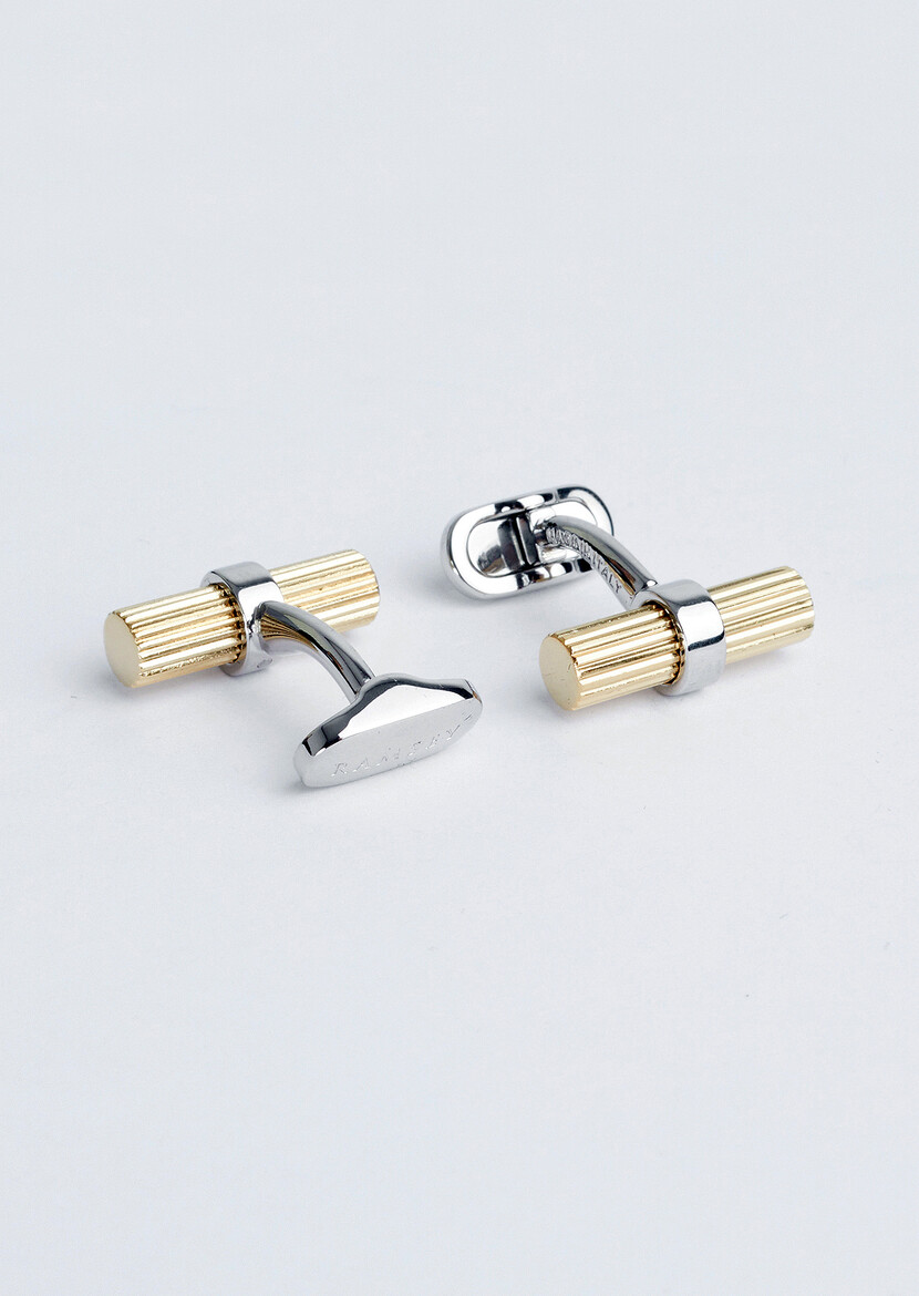 Gold Brass Cuff Link - 2