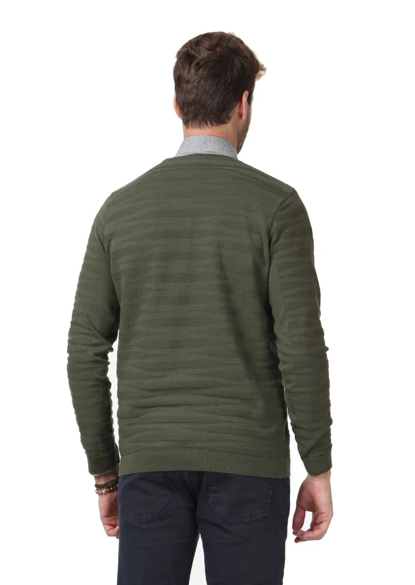 Green Knitwear Sweatshirt - 5