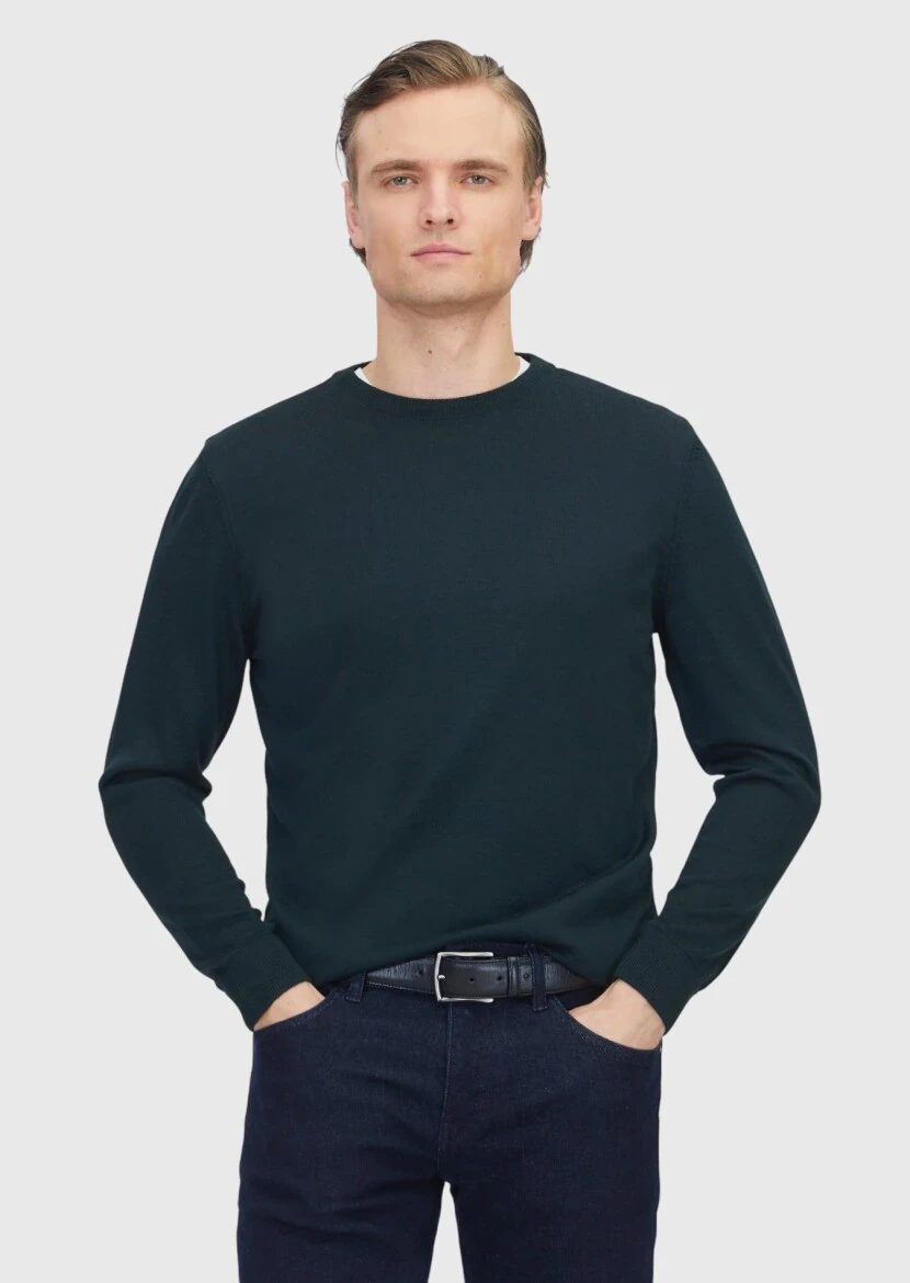 Green Knitwear Sweatshirt - RAMSEY