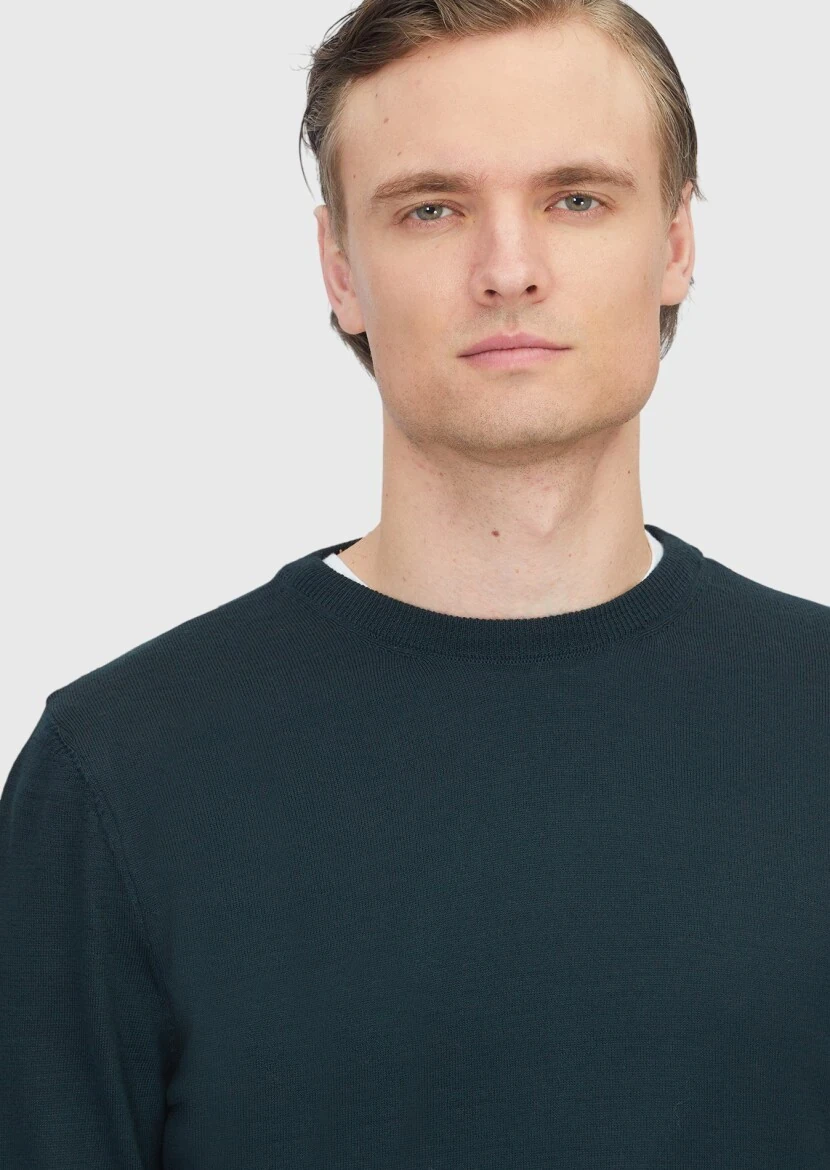 Green Knitwear Sweatshirt - 3