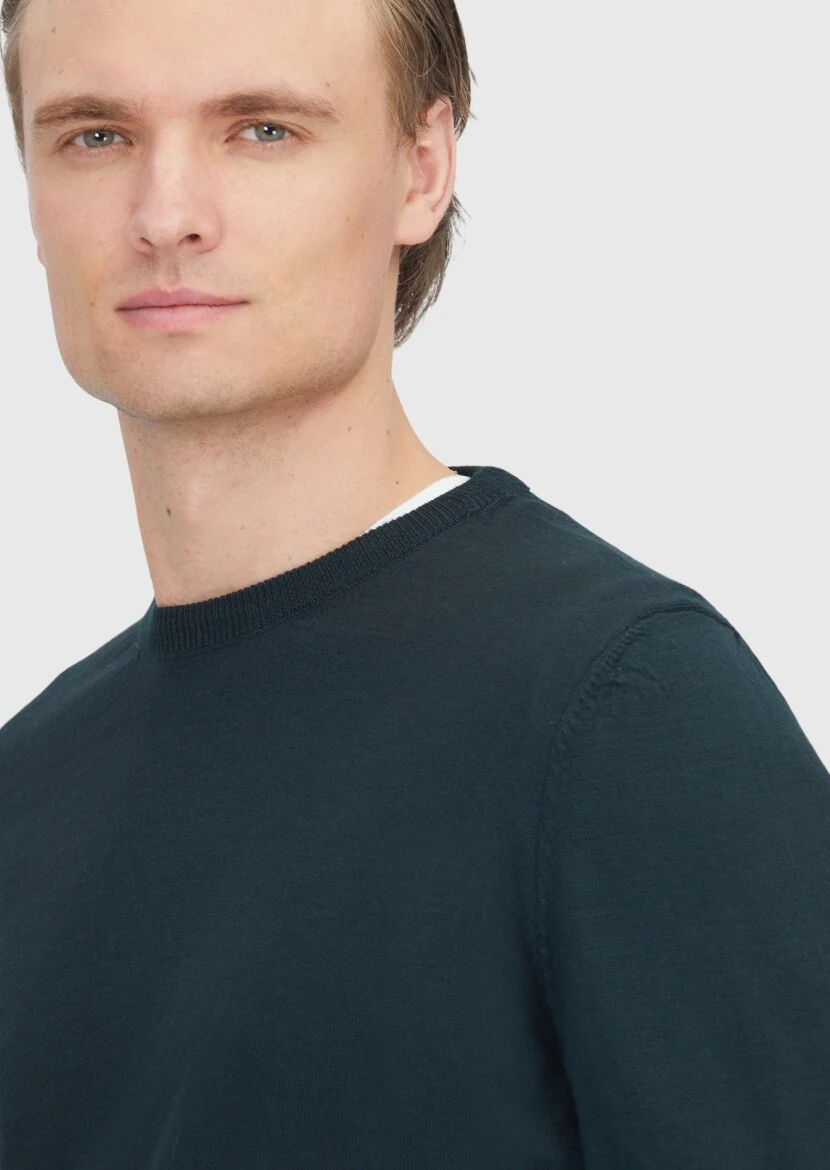 Green Knitwear Sweatshirt - 4