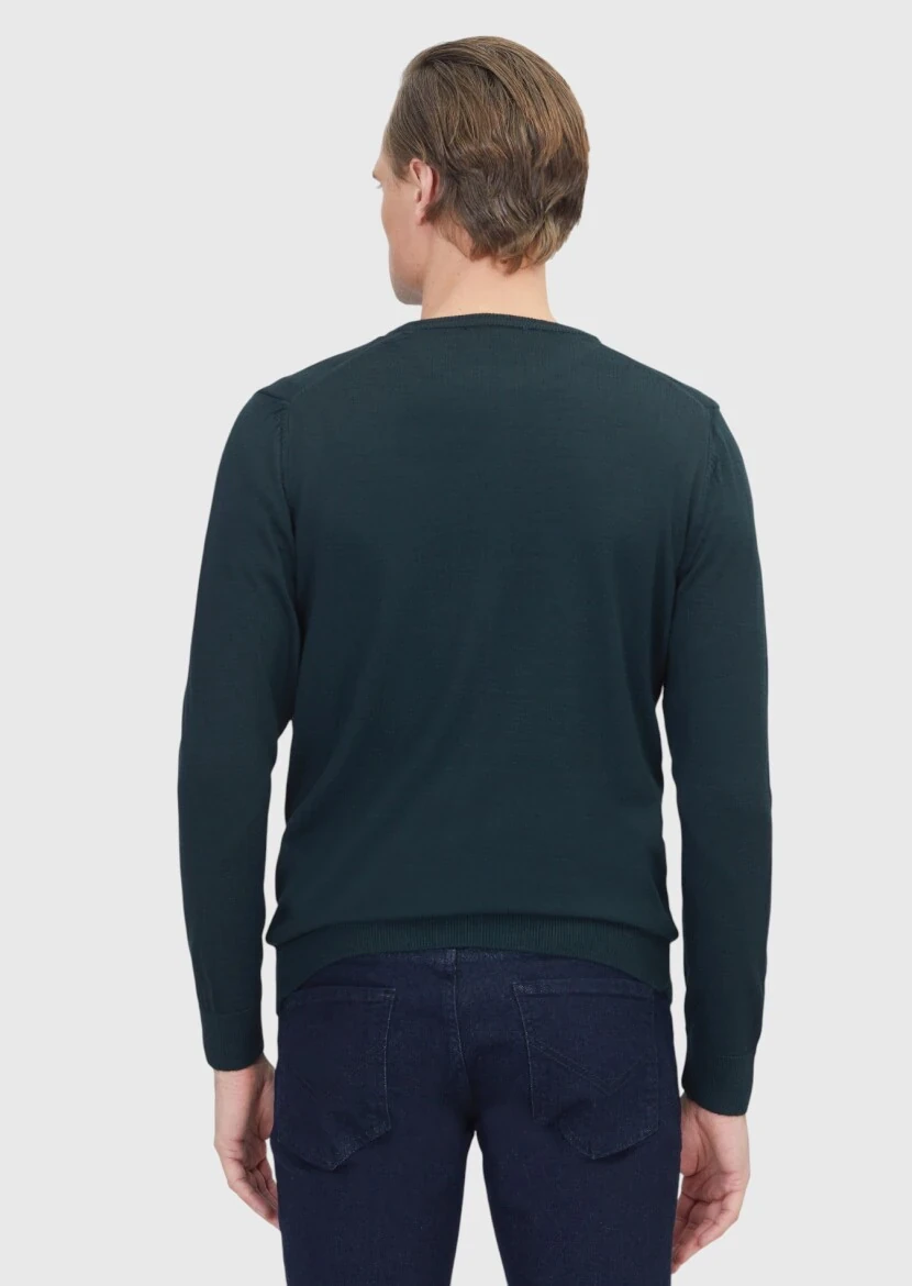 Green Knitwear Sweatshirt - 5