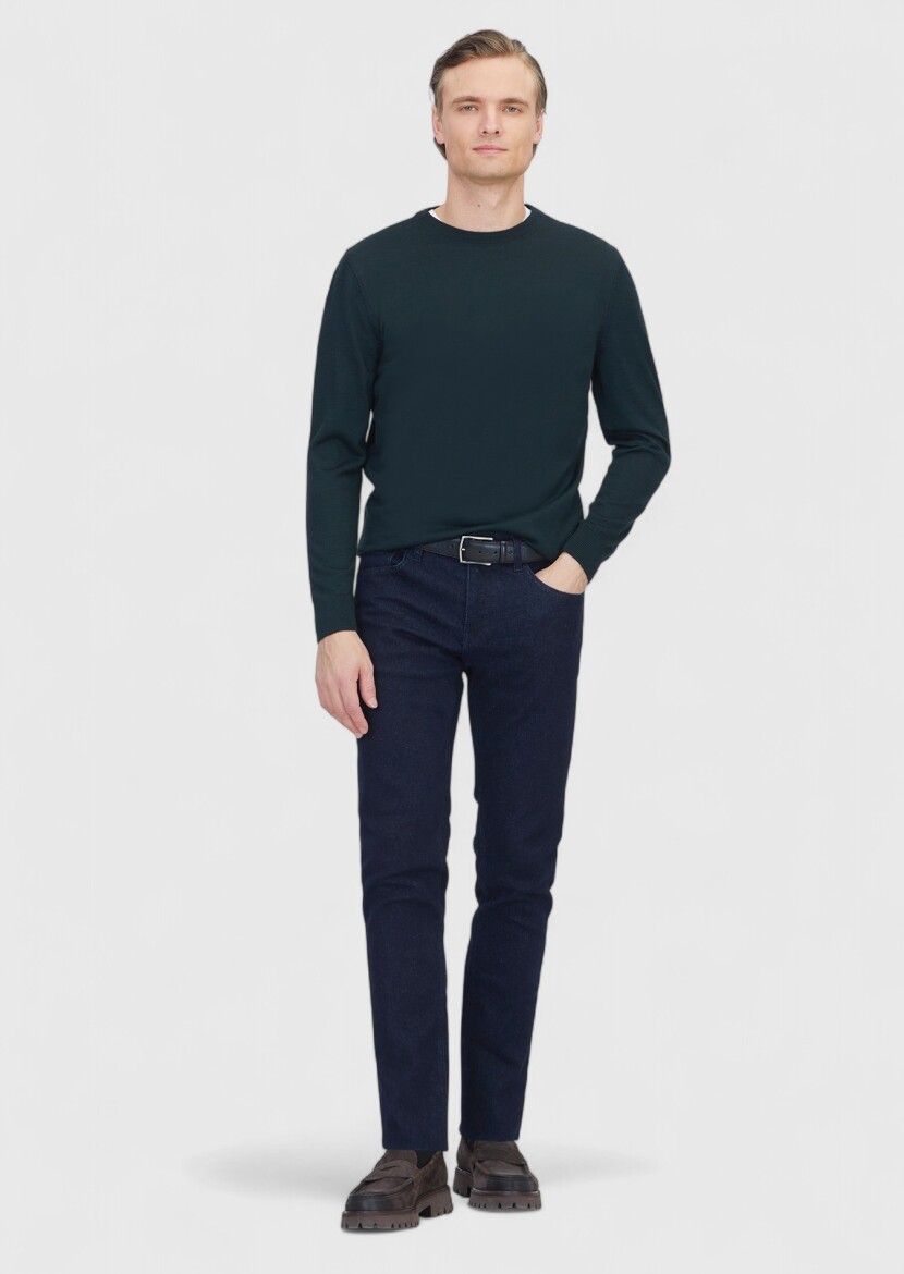 Green Knitwear Sweatshirt 