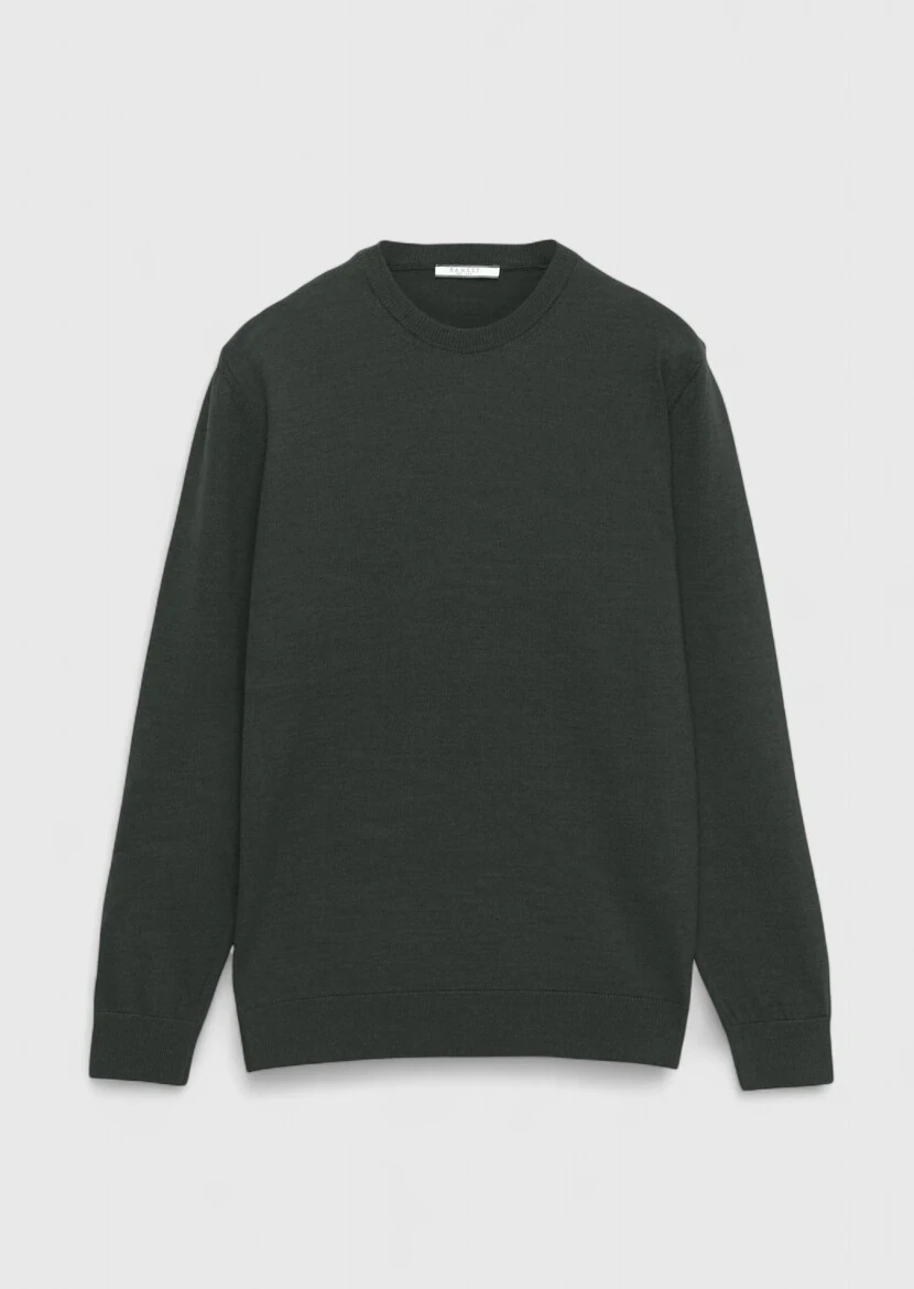 Green Knitwear Sweatshirt 