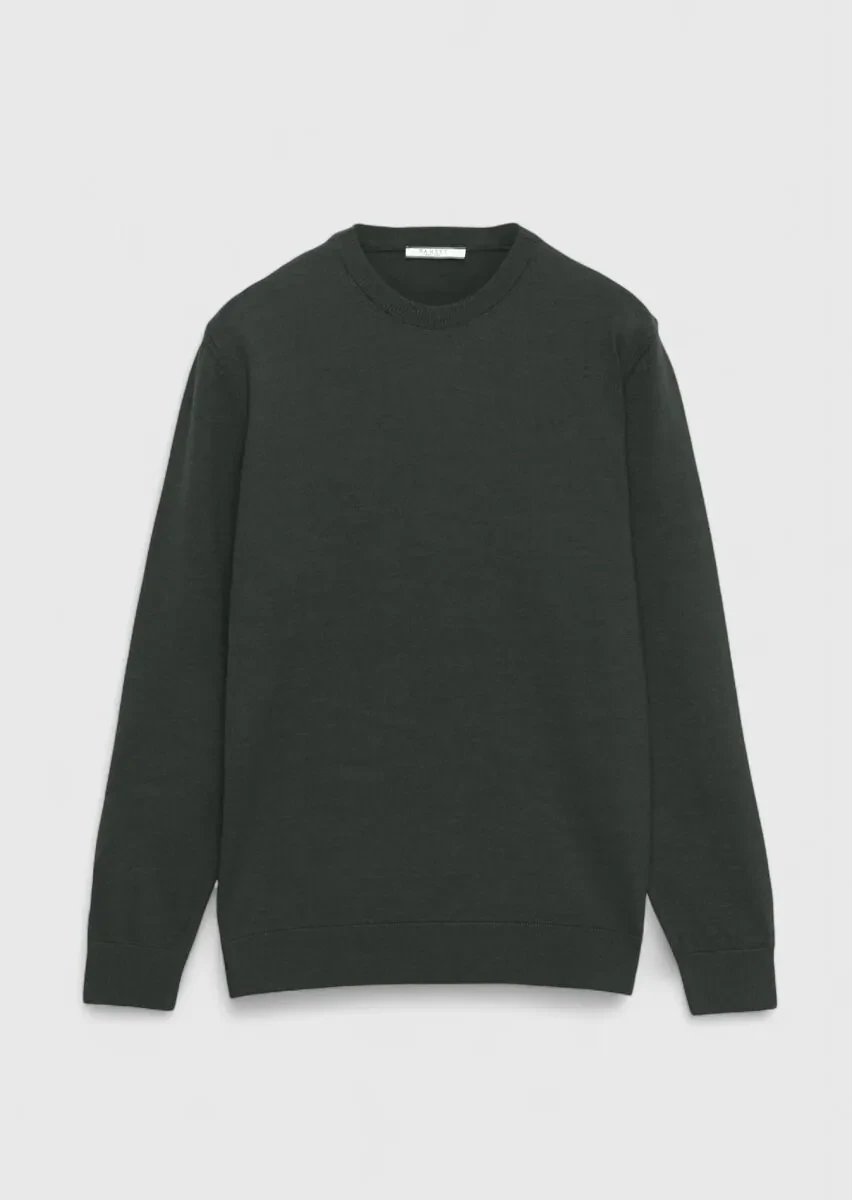 Green Knitwear Sweatshirt - 1